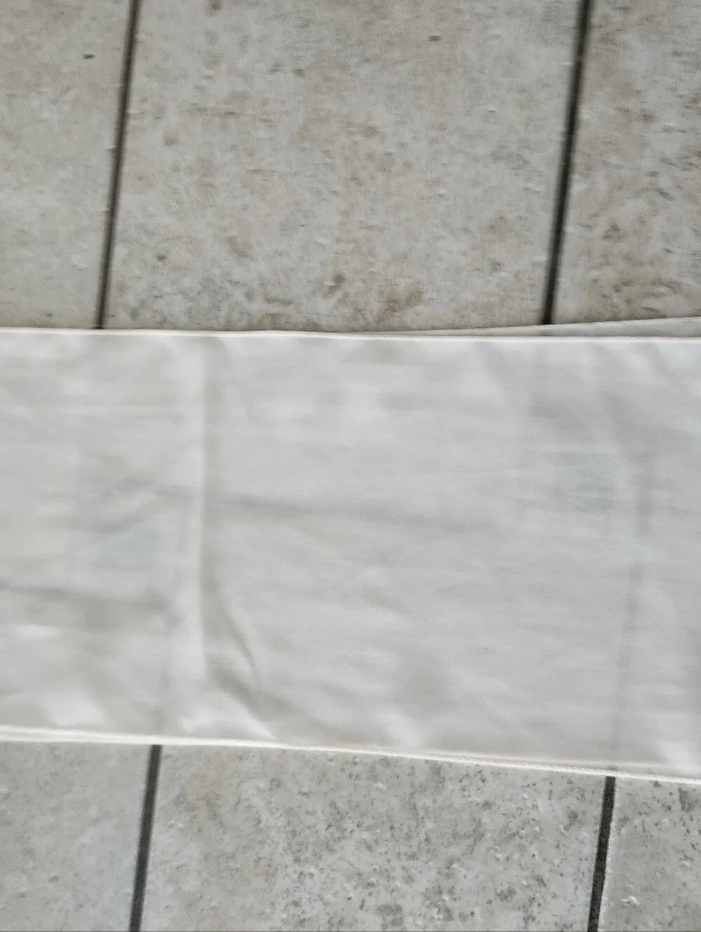 Elegant Cream Sheer Silk Scarf/Head Scarf 8x86 Inches